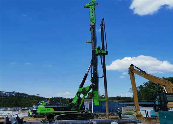 20m 51m Multifunctional Drilling Rig CFA 34.3MPa Hydraulic Rotary Drill Head