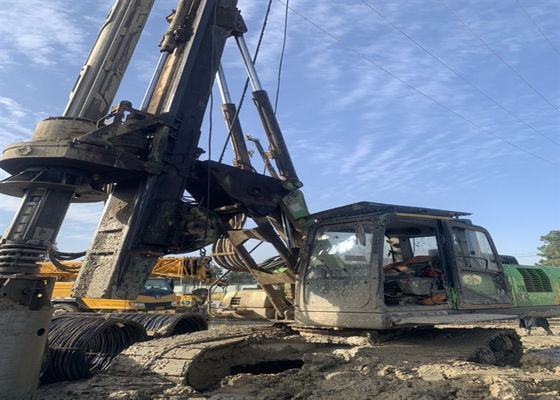 Old Rig Machine 37m 43m 125kNm Big Power Used Piling Rig Second Hand Hydraulic Rotary ...