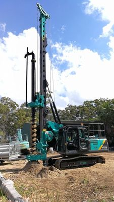 Hydraulic Long Spiral Auger Rotary Drilling Rig CFA KR80M Pile Driving ...
